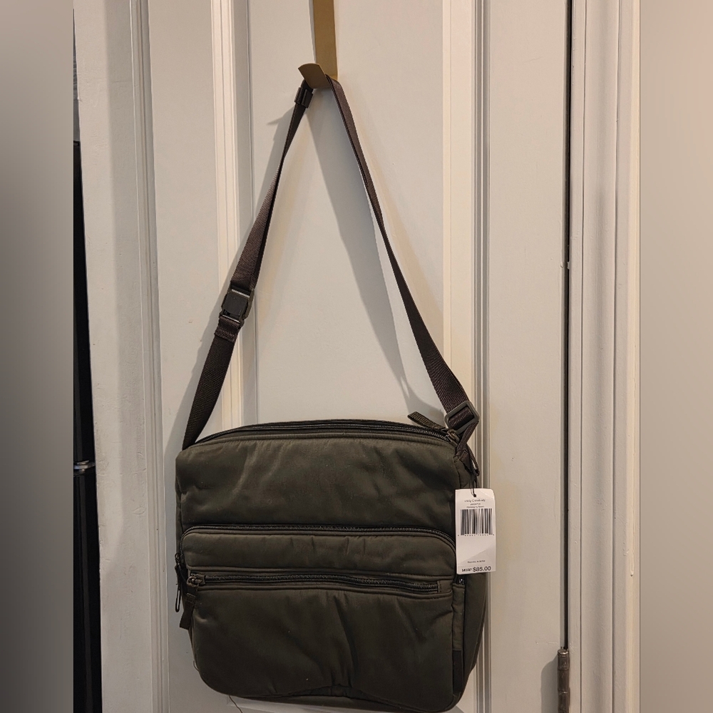 🆕️ Vera Bradley Olive Green Crossbody Messenger Bag